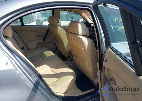 2007 BMW 550I из США, поврежденный, VIN WBANB535X7CP07620